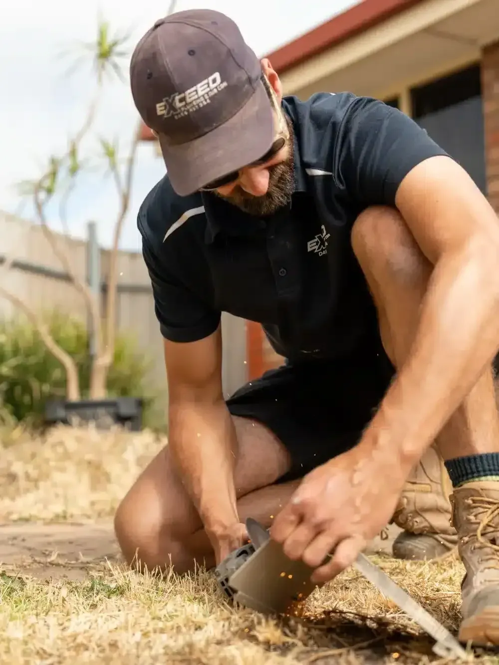 A Elizabeth East plumber at work on a job